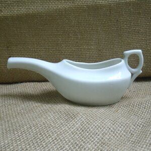 Vintage Porcelain Invalid Feeder Infant Feeder PAP Boat